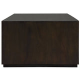 Teak Maze Coffee Table, Walnut