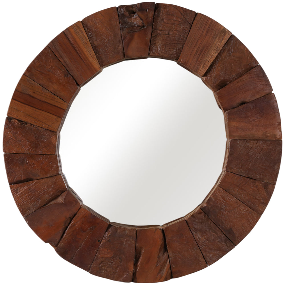 Teakwood Framed Mirror, Natural