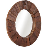 Teakwood Framed Mirror, Natural