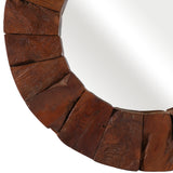 Teakwood Framed Mirror, Natural