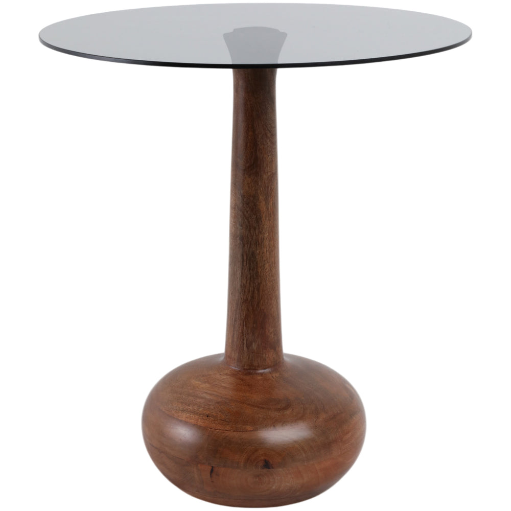 Teardrop Accent Table, Brown