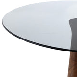Teardrop Accent Table, Brown