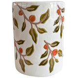 Tempest Citrus Outdoor Table, Orange Citrus