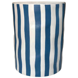 Tempest Outdoor Table, Blue Stripes