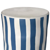 Tempest Outdoor Table, Blue Stripes