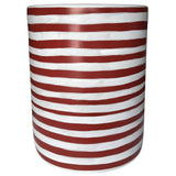Tempest Outdoor Table, Red Stripes