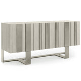 Tempo Buffet, Larza/Aluminum Base-Furniture - Storage-High Fashion Home