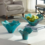Teo Wood Wall Decor Set of 3, Blue-Accessories-High Fashion Home