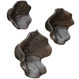 Teo Wood Wall Decor Set of 3, Mocha-Accessories-High Fashion Home