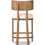Terrance Counter Stool, Thames Cream by Four Hands-Furniture - Chairs-High Fashion Home