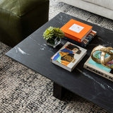 Terrell Coffee Table, Black Marble by Four Hands