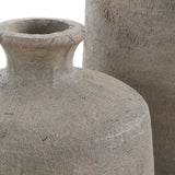 Terrene Vases, Set of 2, Earthy Tones-Accessories-High Fashion Home