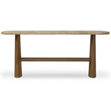 Terry Console Table, Sand Marble by Four Hands-Furniture - Accent Tables-High Fashion Home