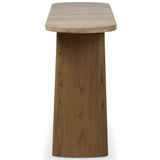 Terry Console Table, Sand Marble by Four Hands-Furniture - Accent Tables-High Fashion Home