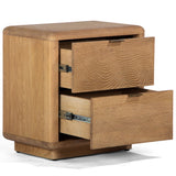 Textured Nightstand, Natural