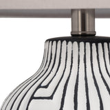 Textured Table Lamp, White-Lighting-High Fashion Home