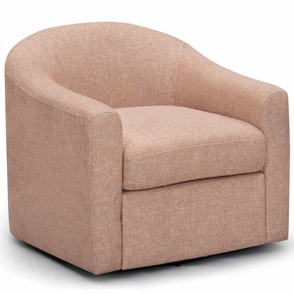 Thao Swivel Chair, Blush