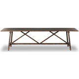 The 1500 Kilometer Dining Table, Aged Brown
