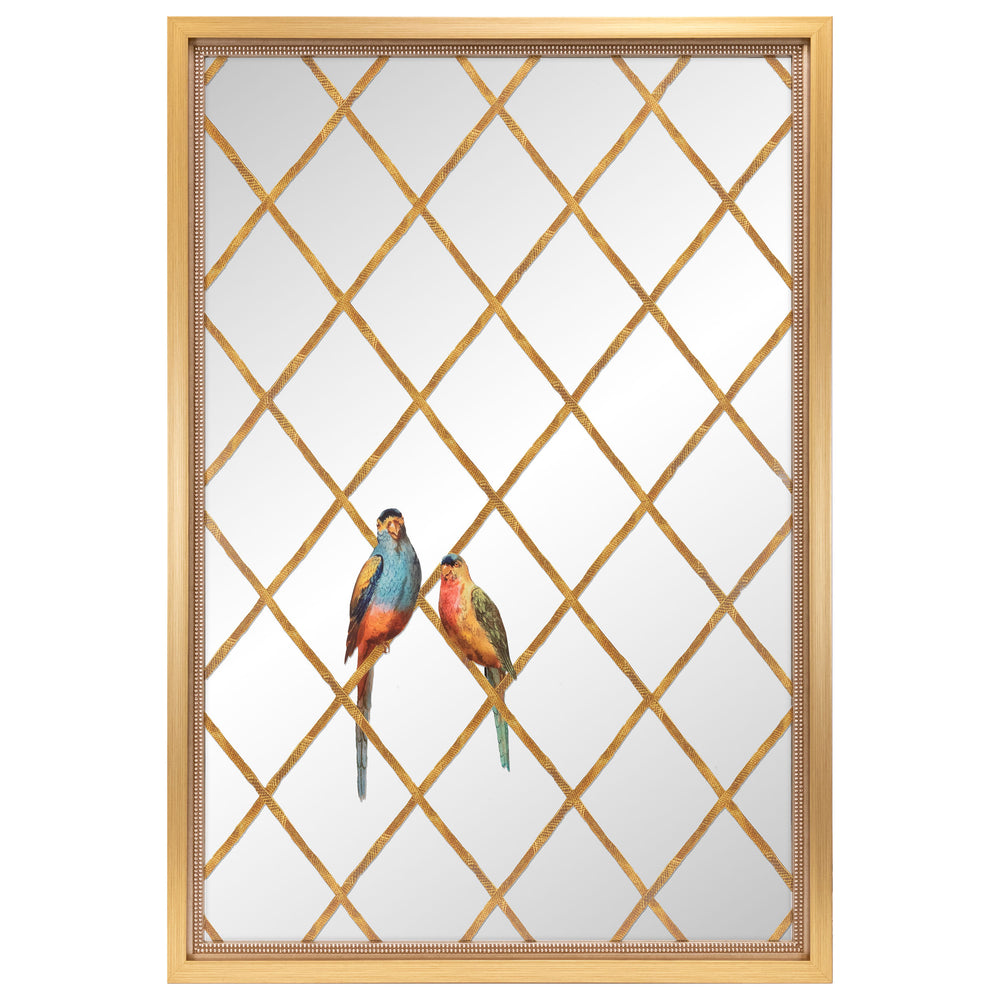 The Gilded Cage I Mirror Framed-Accessories Artwork-High Fashion Home