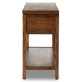 The Lazy Monsieur Partouche Table, Distressed Brown