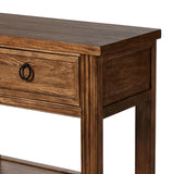The Lazy Monsieur Partouche Table, Distressed Brown