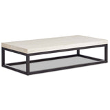 The Rectangular Coffee Table, Travertine by Four Hands