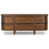 Theo 6 Drawer Dresser, Dark Brown Walnut by Four Hands-Furniture - Storage-High Fashion Home