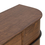 Theo 6 Drawer Dresser, Dark Brown Walnut by Four Hands-Furniture - Storage-High Fashion Home