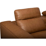 Theo 7 Piece Power Recliner Sectional, Aline Butternut