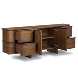 Theo Sideboard, Dark Brown by Four Hands-Furniture - Storage-High Fashion Home