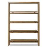 Theodore Bookcase, Rustic Amber Oak-Furniture - Storage-High Fashion Home
