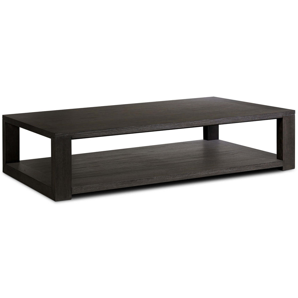 Thomas Rectangular Coffee Table, Dark Anthracite by Four Hands