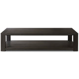 Thomas Rectangular Coffee Table, Dark Anthracite by Four Hands