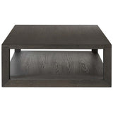 Thomas Rectangular Coffee Table, Dark Anthracite by Four Hands
