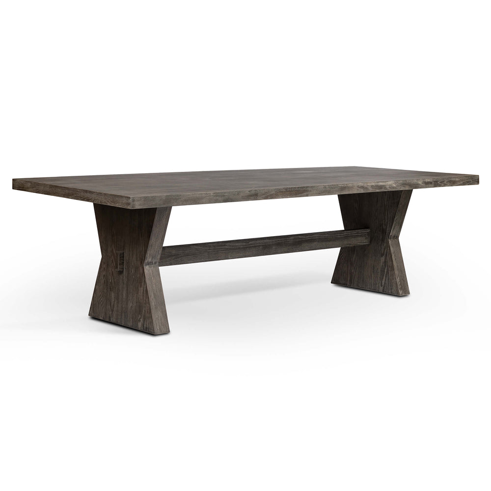 Tia Dining Table, Burnt Oak-Furniture - Dining-High Fashion Home