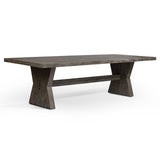 Tia Dining Table, Burnt Oak-Furniture - Dining-High Fashion Home