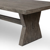 Tia Dining Table, Burnt Oak-Furniture - Dining-High Fashion Home