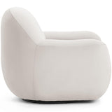 Tiago Swivel Chair, Cream