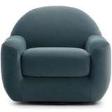 Tiago Swivel Chair, Dark Teal