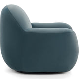 Tiago Swivel Chair, Dark Teal