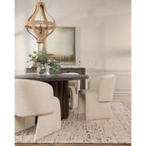 Tiber Round 70" Dining Table, Toasted Brown-Furniture - Dining-High Fashion Home