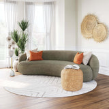 Tibet Sofa, Olive Green-Furniture - Sofas-High Fashion Home