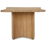 Tidal Solid Oak Dining Table, Natural
