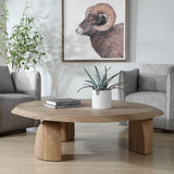 Tiernan Coffee Table, Natural-Furniture - Accent Tables-High Fashion Home