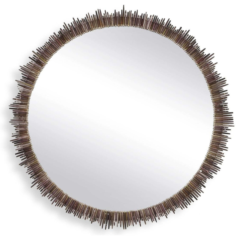 Tiger Sea Urchin Round Mirror, Multi