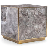 Tildon Side Table, Smoky Quartz-Furniture - Accent Tables-High Fashion Home