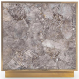 Tildon Side Table, Smoky Quartz-Furniture - Accent Tables-High Fashion Home