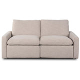 Tillery Power Recliner 2 Piece Sectional, Laken Stone-Furniture - Sofas-High Fashion Home