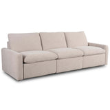 Tillery Power Recliner 3 Piece Sectional, Laken Stone-Furniture - Sofas-High Fashion Home