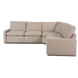 Tillery 5 Piece Power Recliner Sectional, Nomad Taupe